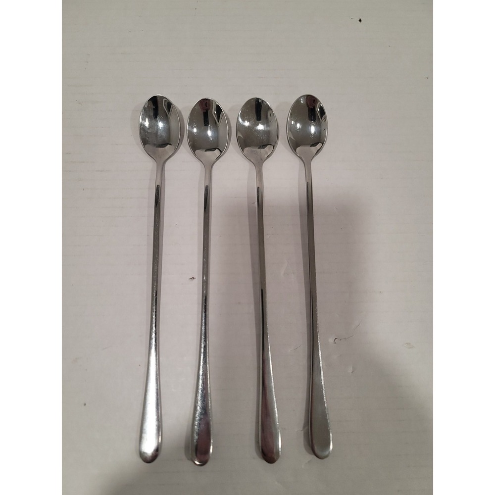 4 long teaspoons stirring 9 in long unbranded good shape
